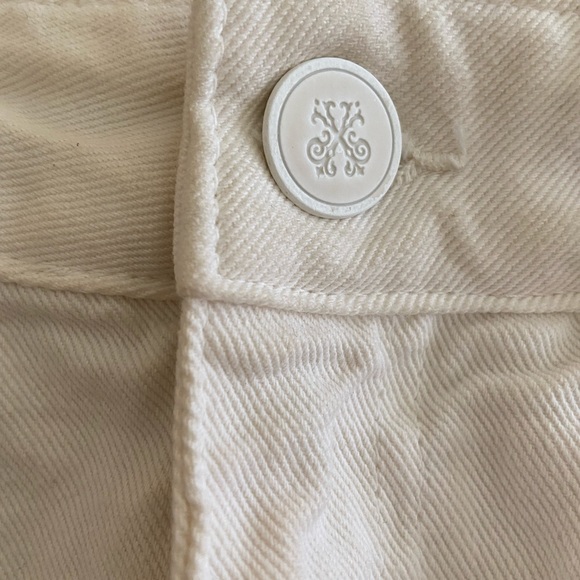 White jean skirt. - Picture 10 of 12